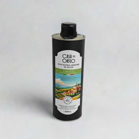 Oliwa Extra Vergine Casa di Orfeo 500 ml Sycylia, Włochy (uszkodzona puszka)