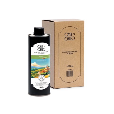 Oliwa Extra Vergine Casa di Orfeo 500 ml Sycylia, Włochy (uszkodzona puszka)